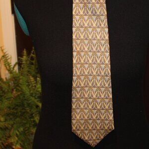 The MET Egyptian Papyrus Floral Silk Tie GQ Made in the USA